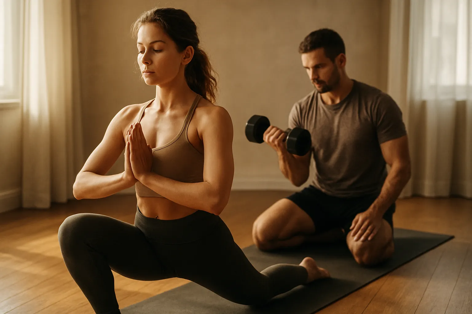 Photo illustrating: Why Yoga Helps Strength Training